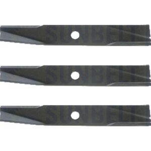 (3 pack) premium high lift replacement xht lawn mower blade fits toro/wheel horse 115-5059 | 17.5" x 2.25" / 0.625" hole