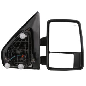 ECCPP Rear View Mirrors Towing Mirrors fit for 2004-2014 for Ford for F-150 with Power Heated and Puddle Lights ADP06518701S