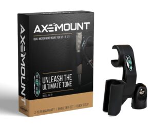 royer axemount - dual microphone mount for 57 + royer 121