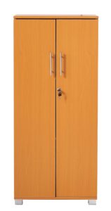 mmt furniture designs ltd office storage cabinet, 55cm x 35cm x 125cm, beech