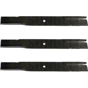 (3 pack) premium low lift replacement xht lawn mower blade fits toro/wheel horse 1060631 | 21.5" x 2.5" / 0.5" hole