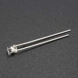 uxcell 10pcs Photosensitive Diode Photodiodes Light Sensitive Sensors,3mm Clear Flat Head Receiver Diode