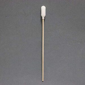 Ci Kyan 100pcs 6" Cleanroom Large Foam Over Cotton Bud Tipped Cleaning Swabs with Wooden Handle CK-FS916