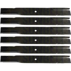 (6 pack) premium low lift replacement xht lawn mower blade fits toro/wheel horse 106-0629 | 21.5" x 2.5" / 0.5" hole