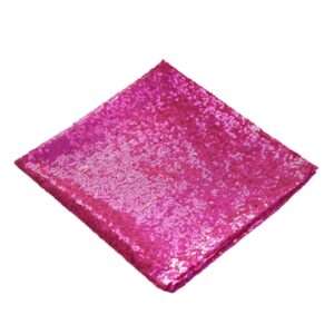 balsacircle 20 pcs 20-inch fuchsia sequins napkins - for wedding party restaurant holiday dinner