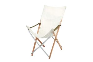 snow peak take! bamboo chair long, sturdy washable canvas, laminated bamboo and aluminum framework, lv-086