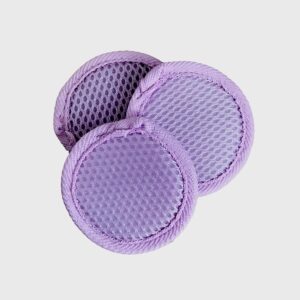 Microfiber Facial Scrubbers Reusable Makeup Remover Pads - Washable Reusable Cotton Pads - Cloth Cotton Rounds Acne Control Reusable Face Scrubber Pad For Cleansing & Face Exfoliator Pad (3 Per Pack)