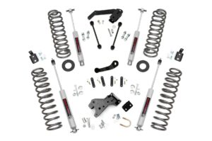 rough country 4" lift kit for 2007-2018 jeep wrangler jk unlimited - 68130