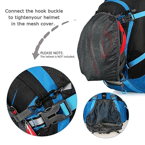 TOM SHOO 30L Cycling Backpack Lightweight Waterproof Backpack with Rain Cover Helmet Cover