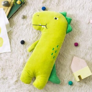 Seatbelt Pillow for Kids, Dinosaur Car Pillow for Kids, Toddler Seat Belt Cushion Seatbelt Cover, Animal Travel Car Seat Strap Cover Head Neck Support Vehicle Shoulder Pad for Baby Girl Boy Car Toy