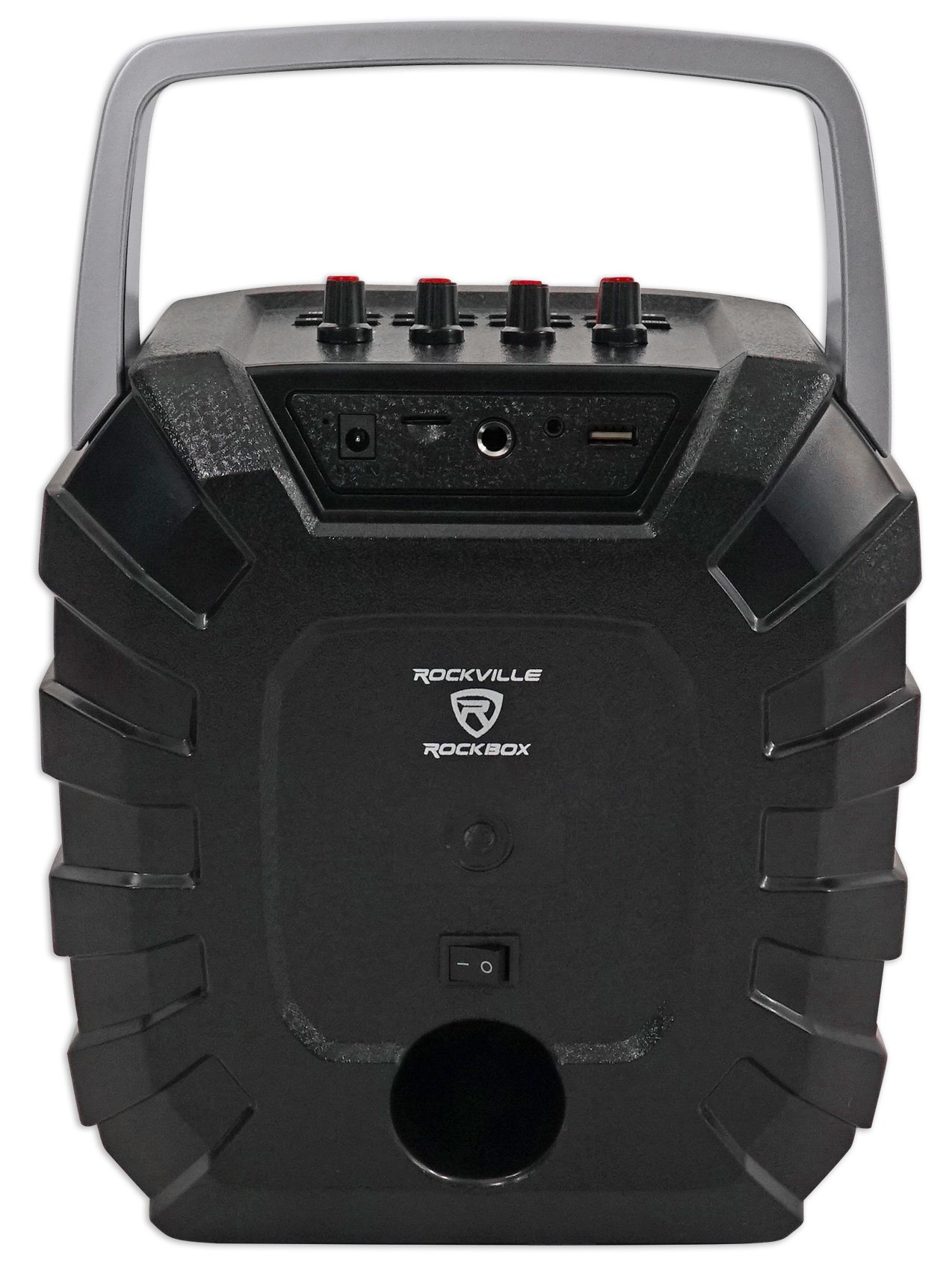 Rockville ROCKBOX 6.5" Rechargeable Portable Bluetooth Karaoke Speaker+Mic