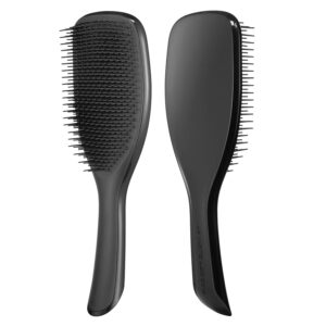 tangle teezer the large ultimate detangling brush, dry and wet hair brush detangler for long, thick, curly and textured hair, black gloss