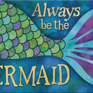 Toland Home Garden 800501 Mermaid Tail Funny Door Mat 18x30 Inch Outdoor Doormat for Entryway Indoor Entrance