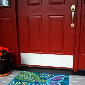 Toland Home Garden 800501 Mermaid Tail Funny Door Mat 18x30 Inch Outdoor Doormat for Entryway Indoor Entrance