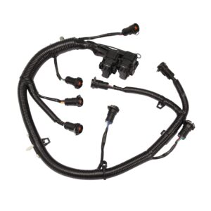 ficm engine fuel injector complete wiring harness | for ford 6.0l powerstroke diesel | 2003-2007 f250 f350 f450 f550, 2004-2005 excursion | replace# 5c3z-9d930-a, 5c3z9d930a
