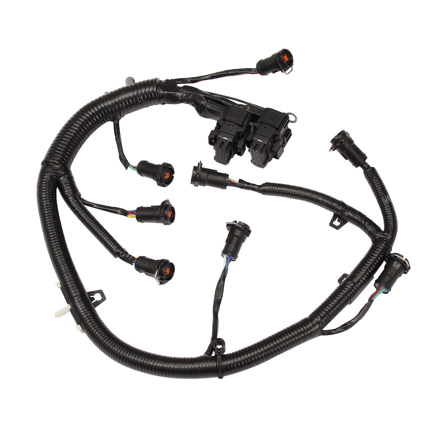 FICM Engine Fuel Injector Complete Wiring Harness | for Ford 6.0L Powerstroke Diesel | 2003-2007 F250 F350 F450 F550, 2004-2005 Excursion | Replace# 5C3Z-9D930-A, 5C3Z9D930A