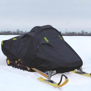 Trailerable Snowmobile Snow Machine Sled Cover Compatible for Polaris 850 RMK KHAOS 155 for Model Years 2020-2020. 600 Denier Gear