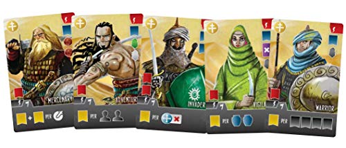 Paladins of The West Kingdom Strategy Board Game, 1-4 Players, Ages 12 and Up, 90-120 Min Play Time, Most Victory Points Win, Build Outposts, Fortifications, Commission Monks, & Confront Outsiders