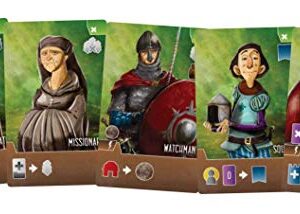 Paladins of The West Kingdom Strategy Board Game, 1-4 Players, Ages 12 and Up, 90-120 Min Play Time, Most Victory Points Win, Build Outposts, Fortifications, Commission Monks, & Confront Outsiders