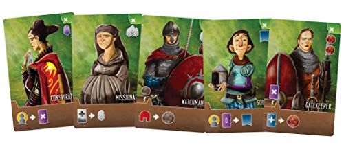 Paladins of The West Kingdom Strategy Board Game, 1-4 Players, Ages 12 and Up, 90-120 Min Play Time, Most Victory Points Win, Build Outposts, Fortifications, Commission Monks, & Confront Outsiders