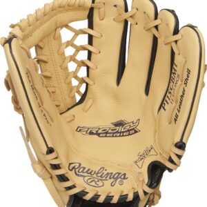 Rawlings | PRODIGY Baseball Glove | Right Hand Throw | 11.5" - Modified Trap-Eze Web