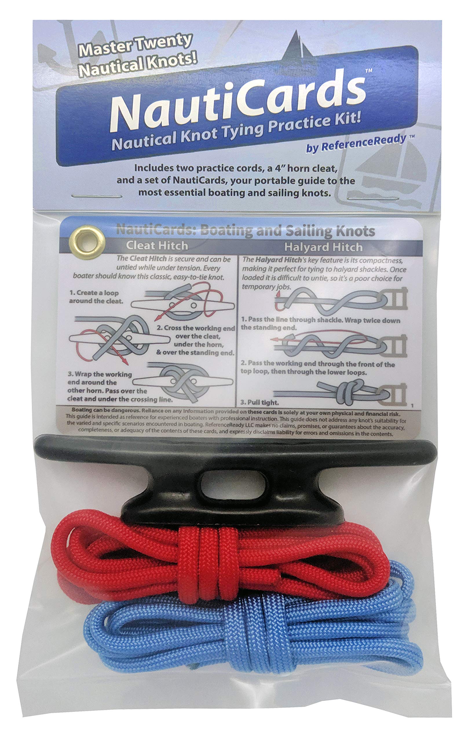 ReferenceReady Nautical Knot Tying Kit for Boaters and Sailors