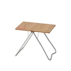 Snow Peak Bamboo My Table, LV-034TR, Designed in Japan, for Indoor Outdoor Use, Lifetime Product Guarantee