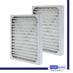 PUREBURG 2-Pack Replacement HEPA Filters Compatible with Hunter HEPAtech 30928 fits 30057 30059 30067 30078 30079 30124 30126 Air Purifiers