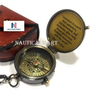 Eagle Compass Engraved Vintage Ship Functional Gift Compass Baptism