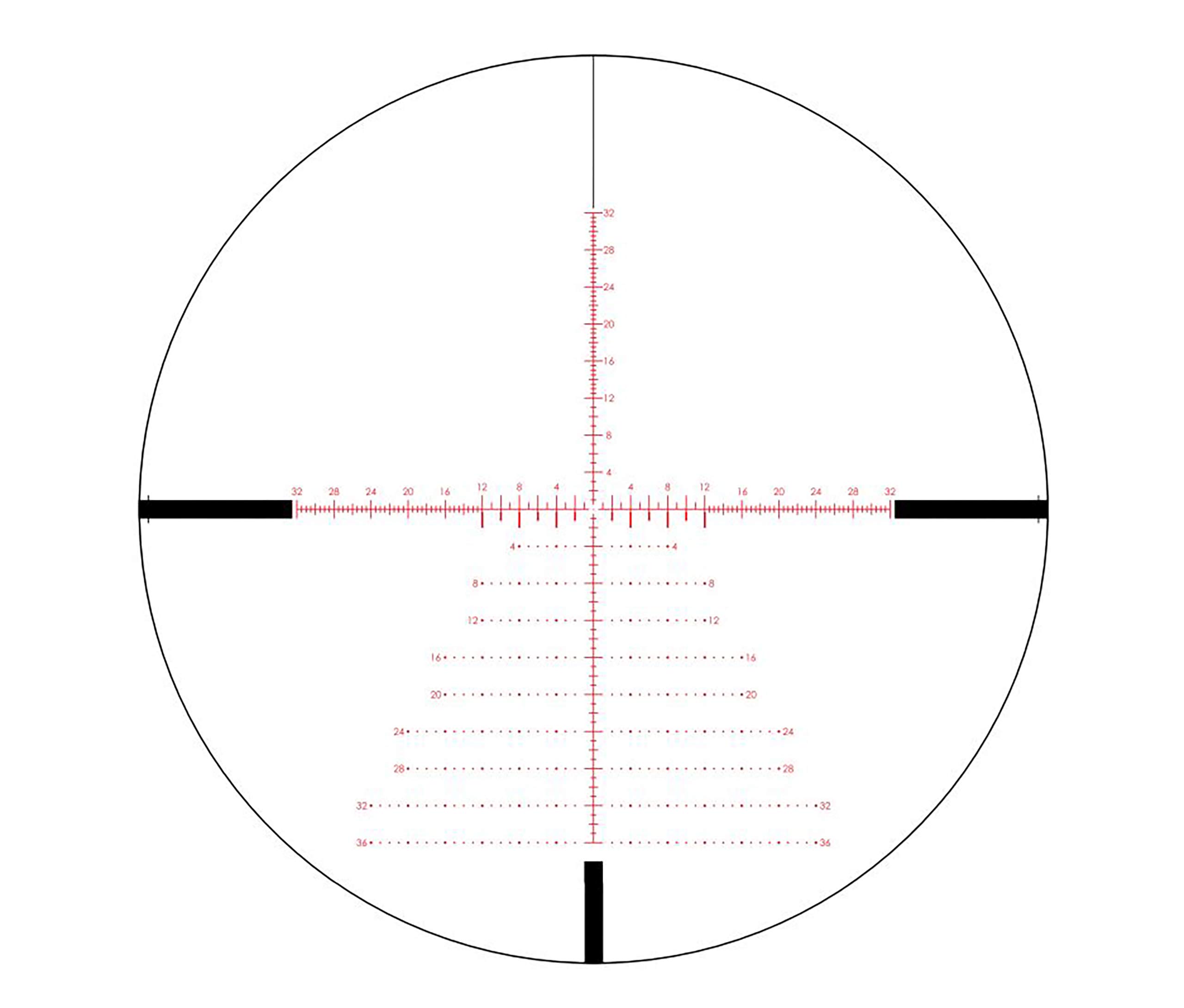 Vortex Optics Viper PST Gen II 5-25x50 First Focal Plane Riflescope - EBR-7C Reticle (MOA) , black