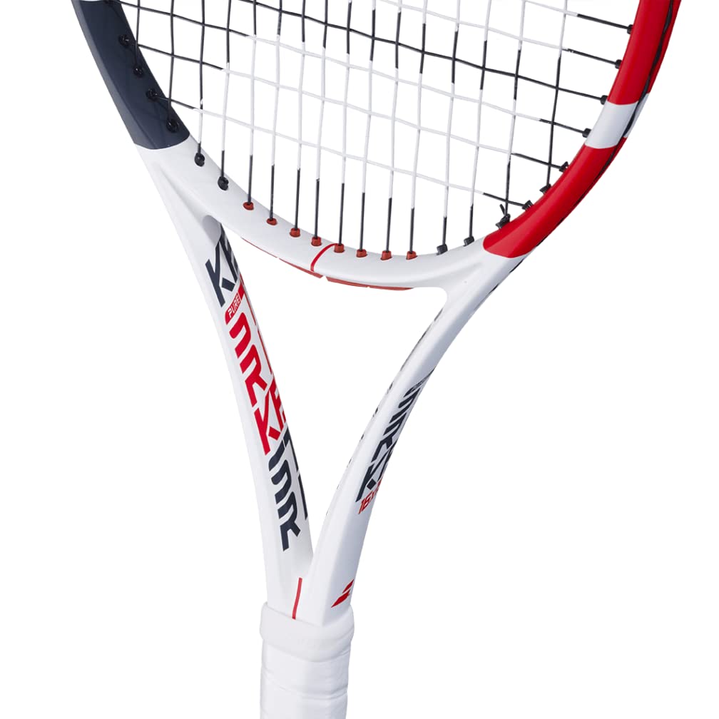 Babolat Pure Strike 16/19 Tennis Racquet Racquet - Strung with 16g White Babolat Syn Gut at Mid-Range Tension (4 3/8" Grip)