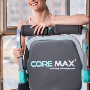 Core Max 2.0 Smart Abs and Total Body Workout Cardio Home Gym , Teal/Grey