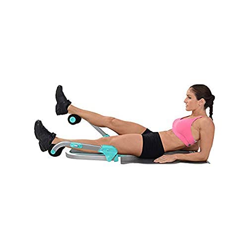 Core Max 2.0 Smart Abs and Total Body Workout Cardio Home Gym , Teal/Grey