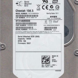 Seagate Cheetah 15K.5 146GB 3.5" Internal Hard Drive (ST3146855SS) (Renewed)