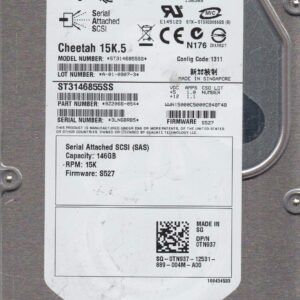 Seagate Cheetah 15K.5 146GB 3.5" Internal Hard Drive (ST3146855SS) (Renewed)