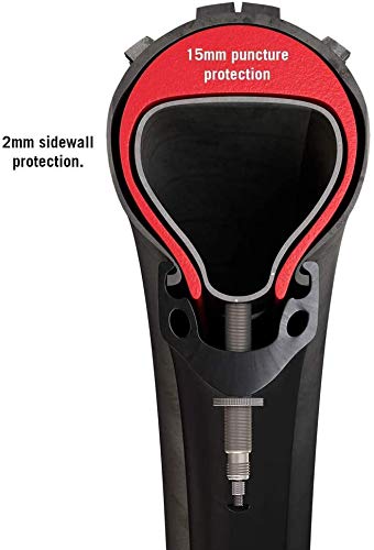 Tannus ARMOUR Tire Insert, No Flat Bicycle Tire Inserts, Puncture Proof Bike Tube Protector, Stops Flats from Thorns and Goatheads (26" 1.95-2.5")