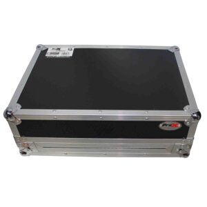 ProX X-19MIX7U ATA-300 Style 19" 7U Top Slant Rackmount Case with Removable Front Panel for Gemini CDM-4000 DJ Media Player, Silver on Black