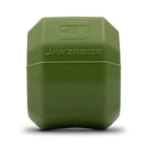 Jawzrsize Pop 'N Go Jaw, Face, and Neck Exerciser - Define Your Jawline, Slim and Tone Your Face, Look Younger and Healthier - Helps Reduce Stress and Cravings - Facial Exerciser (Intermediate Green)