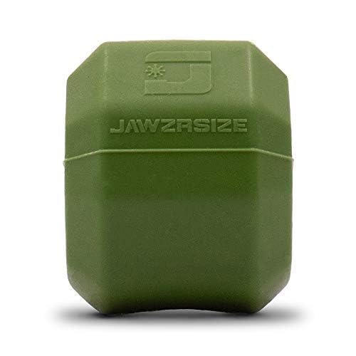 Jawzrsize Pop 'N Go Jaw, Face, and Neck Exerciser - Define Your Jawline, Slim and Tone Your Face, Look Younger and Healthier - Helps Reduce Stress and Cravings - Facial Exerciser (Intermediate Green)