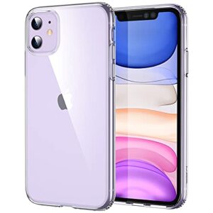 esr essential zero designed for iphone 11 case, slim clear soft tpu, flexible silicone cover for iphone 11 6.1-inch (2019), clear