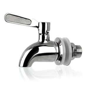 tru-steel stainless steel spigot - fits berkey systems, alexapure pro, propur systems & beverage dispensers with 5/8" openings