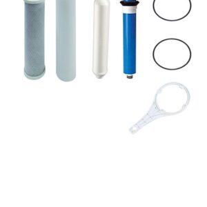 CFS COMPLETE FILTRATION SERVICES EST.2006 Universal 4-Stage Under Sink Reverse Osmosis Replacement Filter Kit