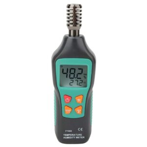 digital thermo hygrometer portable thermometer hygrometer mini temperature humidity meter with dew point and wet bulb backlight lcd display data hold 0-99% rh -20℃-60℃