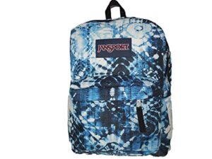 jansport unisex superbreak backpack - indigo shibori, 1550 cu.in. (t15w-34w)