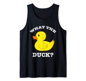 what the duck | rubber ducky tank top