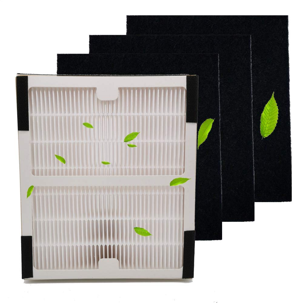 Replacement HEPA Filter B & Carbon Filters for Idylis Air Purifier 2126, 2125, IAP-10-125, IAP-10-150, Model # IAF-H-100B