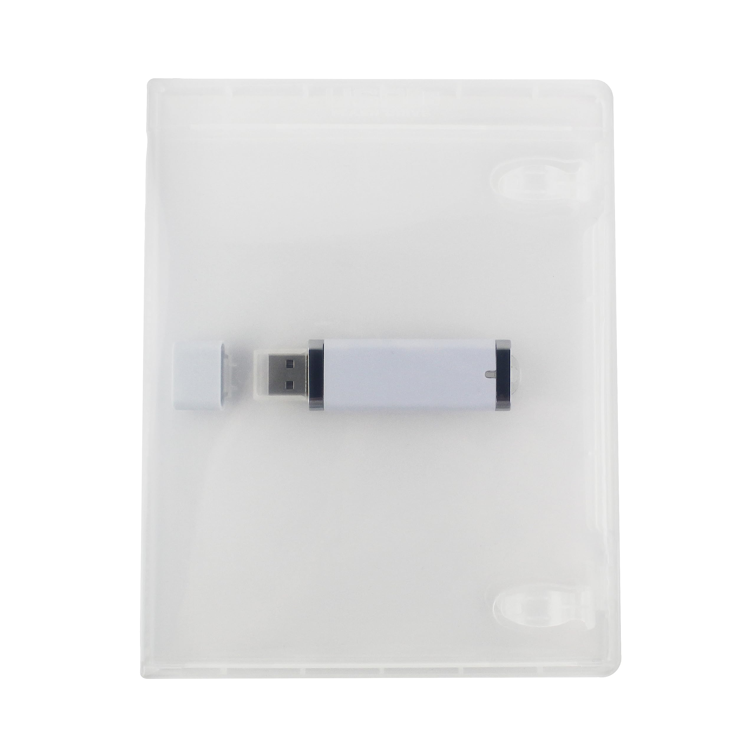 Flash Pac® USB Flash Drive Case Super Clear - 25 Pack