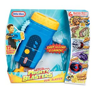 Little Tikes 651267 Mighty Blasters Dual Blaster Toy Blaster with 6 Soft Power Pods by