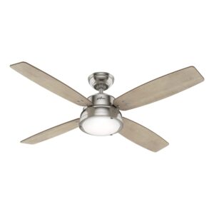 hunter fan company 50388 wingate ceiling fan, brushed nickel finish