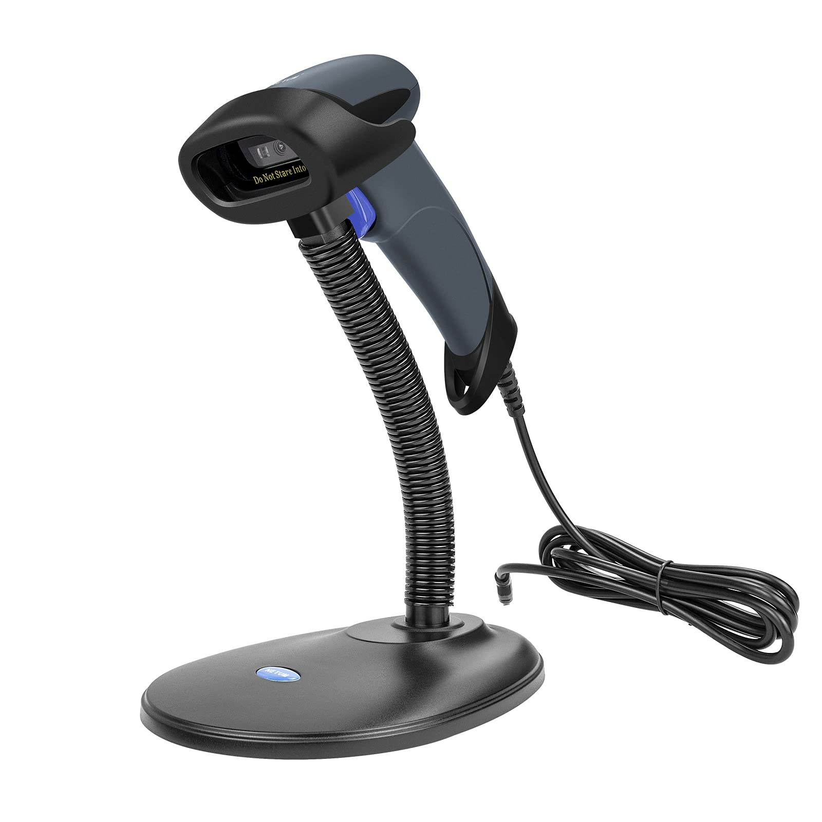 NETUM 2D Barcode Scanner with Stand USB 2.0 Wired QR Code Imager Automatic Barcode Reader Handhold Scanner Gun with USB Cable for Laptops, Computers, Cashier, POS -M5S